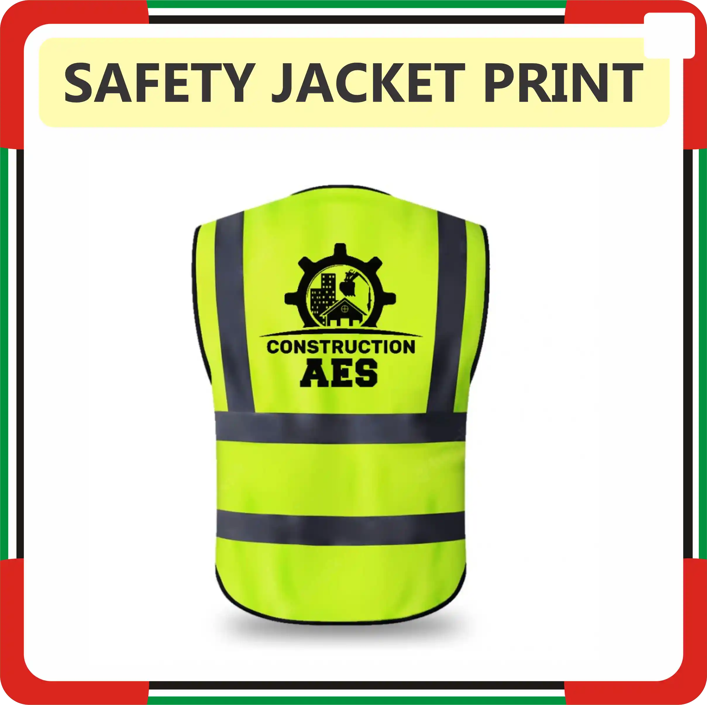 Safety Jacket Printing in Dubai