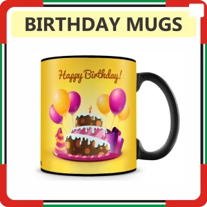 Birthday Cake Mug Printing in Dubai
