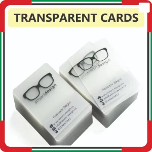 See Through - Transparent Business Cards Online in Dubai