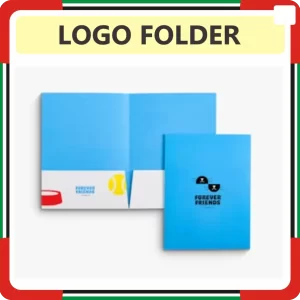 Logo Folder With Pockets