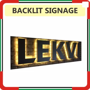 Backlit Signage Maker in Dubai UAE