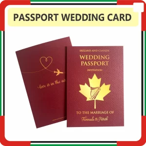 Passport Wedding Card Printing in Dubai UAE