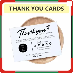 Thank You Cards Printing in Dubai UAE