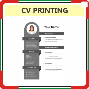 CV Printing Online in Dubai UAE
