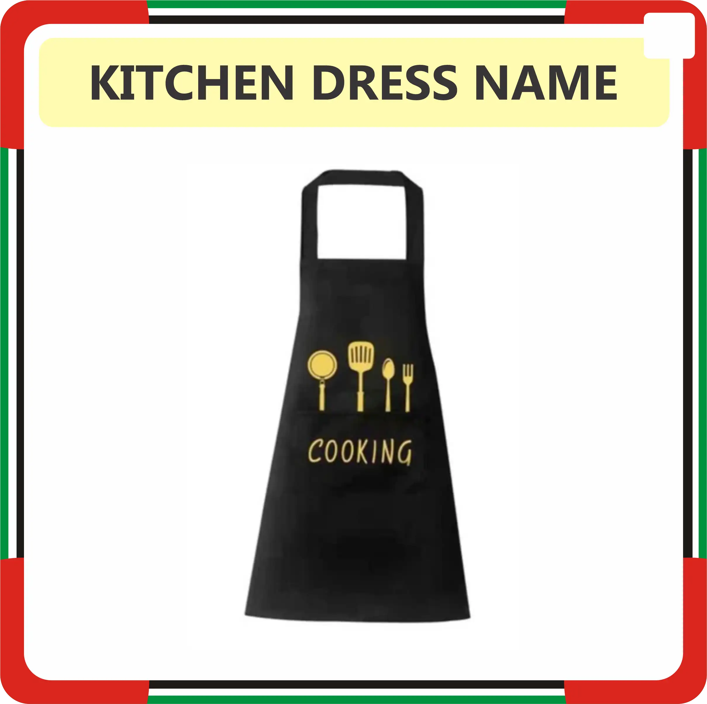 Kitchen Dress Name Printing in Dubai UAE