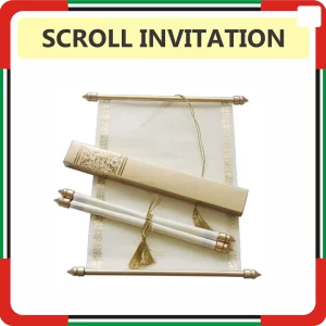 Scroll Wedding Card Printing in Dubai UAE