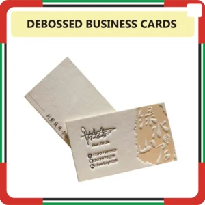 Debossed Business Cards Makers in Dubai UAE