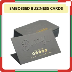 Embossed Business Cards Makers in Dubai UAE