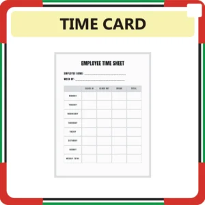 Employee Time Card Maker in Dubai UAE