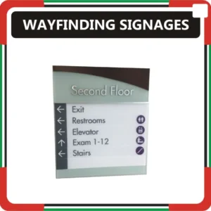 Wayfinding Signages Maker Online in Dubai