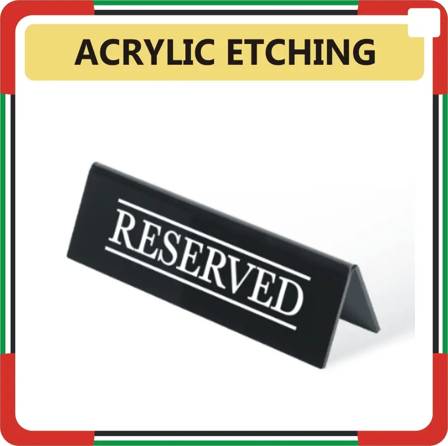 Acrylic Etching Online in Dubai UAE