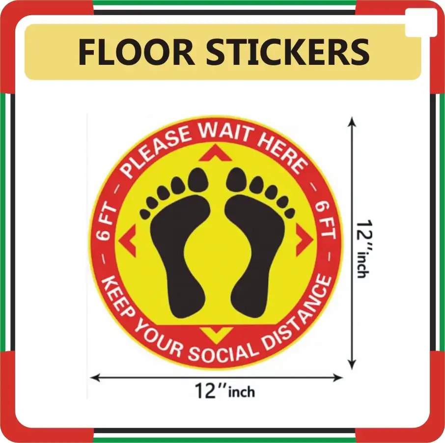 Floor Stickers Printing Online in Dubai UAE