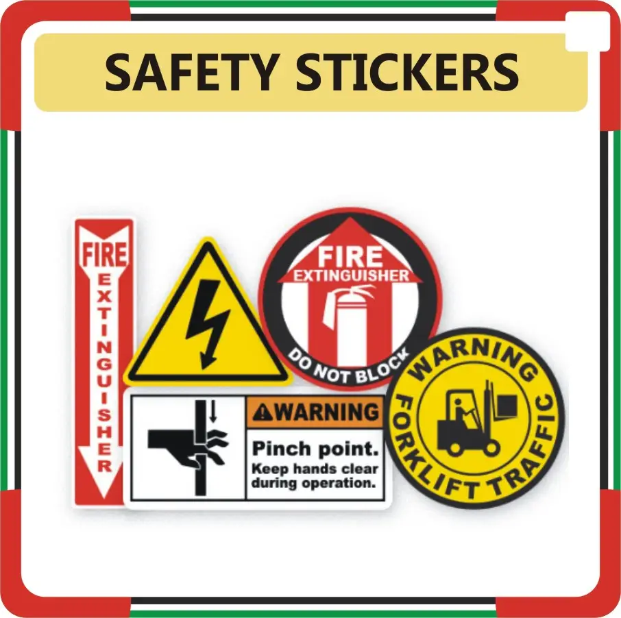 Safety Stickers Printing Online in Dubai UAE