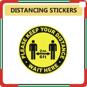 Social Distancing Stickers Printing Online in Dubai UAE