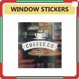 Window Stickers Printing Online in Dubai UAE