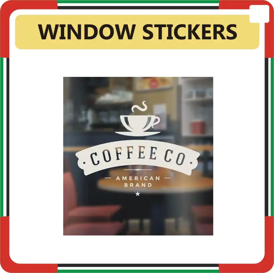 Window Stickers Printing Online in Dubai UAE