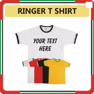 Ringer T Shirt Printing Online in Dubai UAE