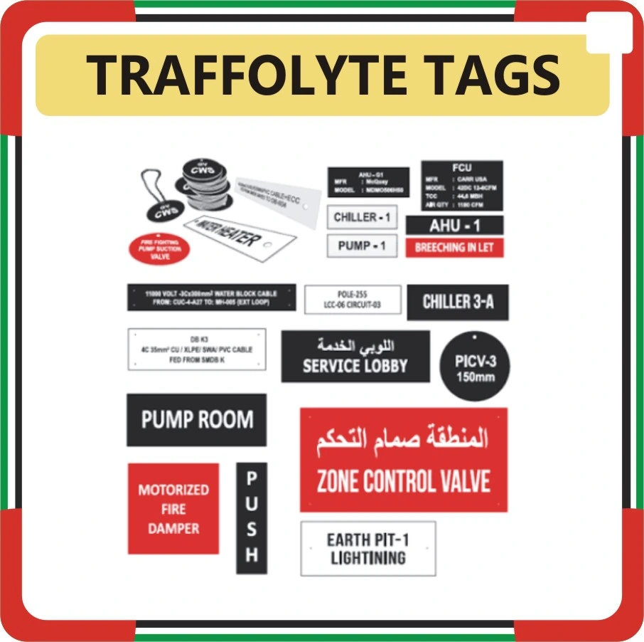Traffolyte Tags Printing Online in Dubai UAE